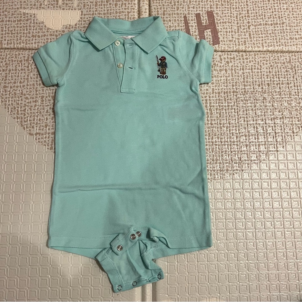 B1G1 🌟 Polo by Ralph Lauren Kids Aqua Shirt